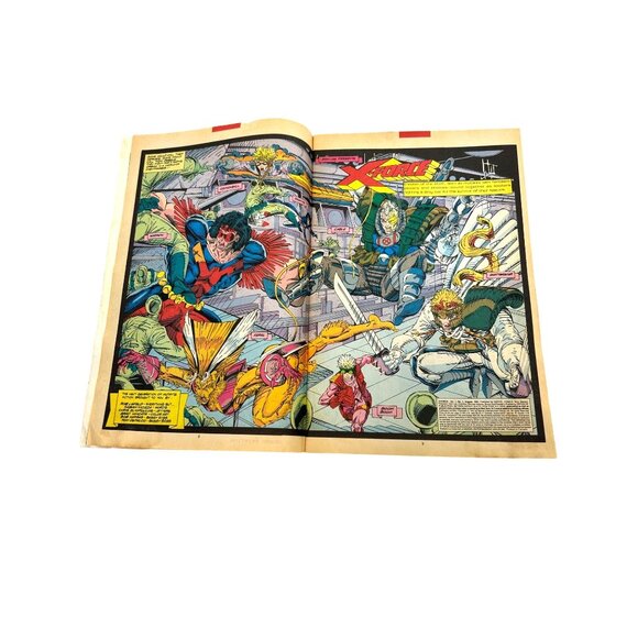 X-Force 1 Marvel Comic Book Graphic August 1991 Vol. 1 Second Print Collectible - Picture 3 of 11